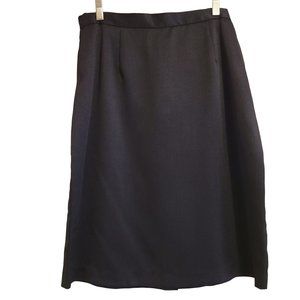 J T Collection Women's Stretch Waist Midi Skirt Black Size 16